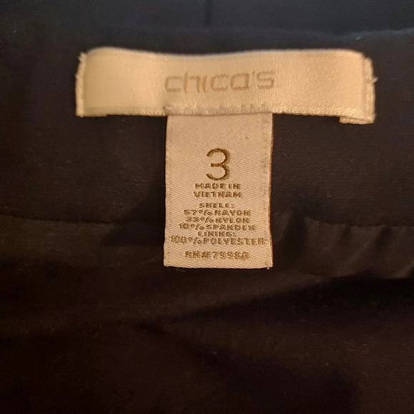 Chico's Classic Black Pencil Skirt in Size XL/16 - Picture 8 of 11